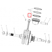 QJ125(욜로) 피스톤