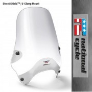 네셔널싸이클(Nationalcycle) Street Shield™; U-Clamp Mount - Clear (스트리트쉴드 U클램프 - 클리어)7/8인치(22mm), 1인치(25mm) 핸들겸용 N25000
