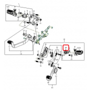 GV125(아퀼라), GV300 발판브라켓(보스) LH, 43521KG7200120