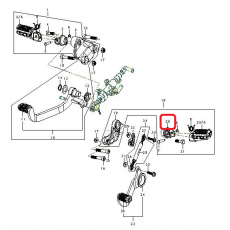 GV125(아퀼라), GV300 발판브라켓(보스) LH, 43521KG7200120