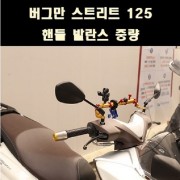 버그만125 스트리트  핸들발란스 P8103