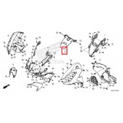 ADV350 어드방350 어퍼커버(앞)B 64336-K2L-D00