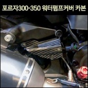 포르자300-350 워터펌프커버 카본 18년 이후 P7477