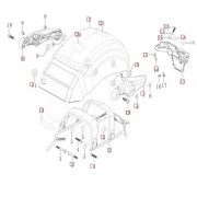 GV125,300 (아퀼라)  휀다(뒤,63111KG720012A)