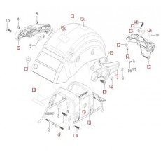 GV125,300 (아퀼라)  휀다(뒤,63111KG720012A)