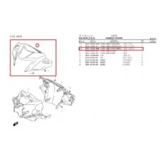 V125 어드레스125 핸들커버(앞) 백색 56311-10K00-QMT