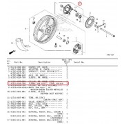 슈퍼커브110(21년~) SUPER CUB110 파이널드리븐플랜지 프랜지ASSY 42615-K1M-T00