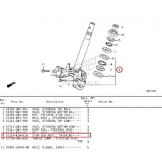 슈퍼커브110(21년~) SUPER CUB110 스티어링스템 삼발이 53219-K1M-T00